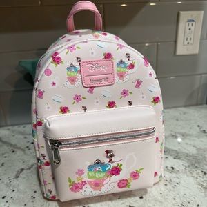 Cinderella teacup party backpack NWT